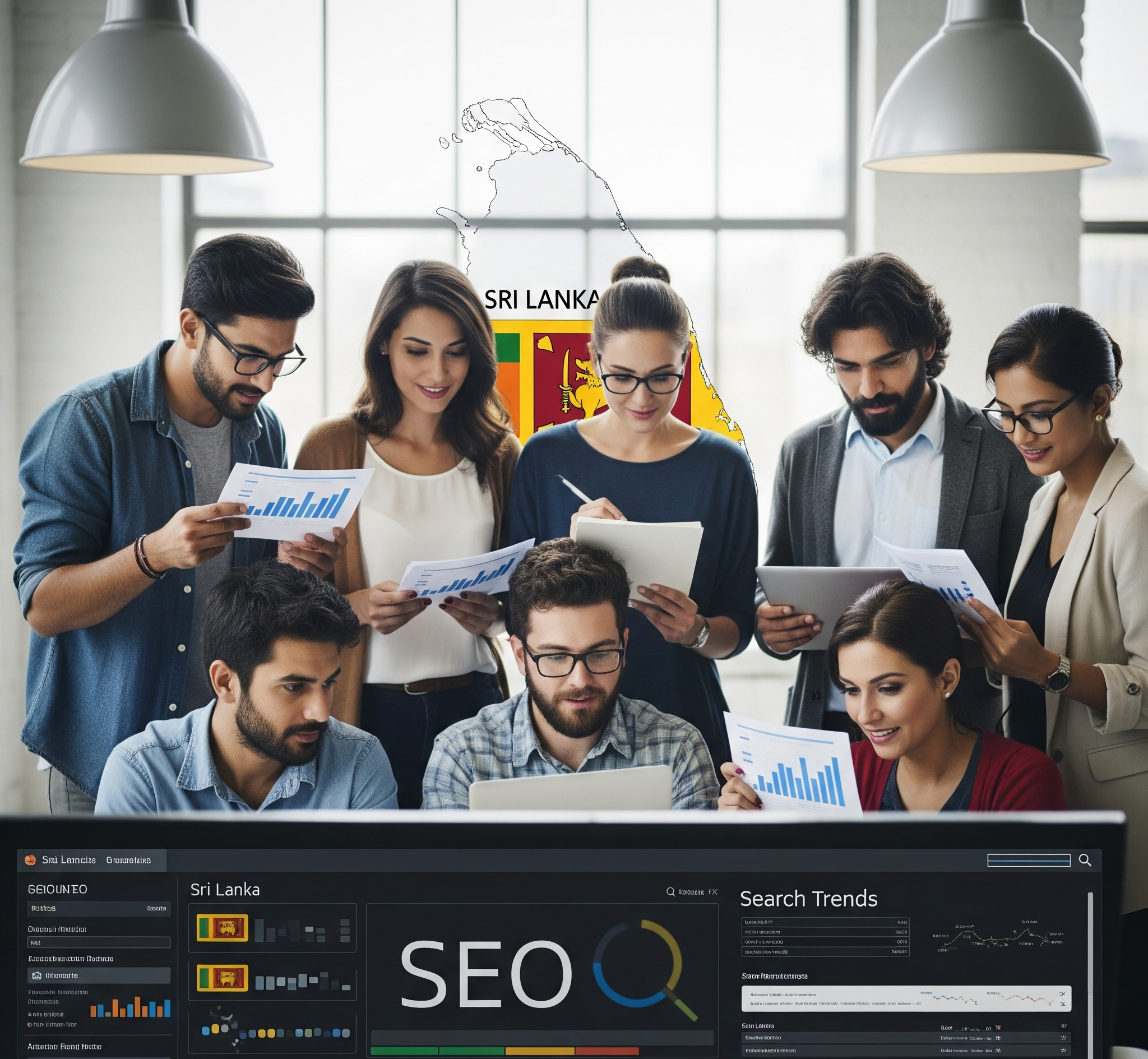 SEO experts analyzing Sri Lankan search trends